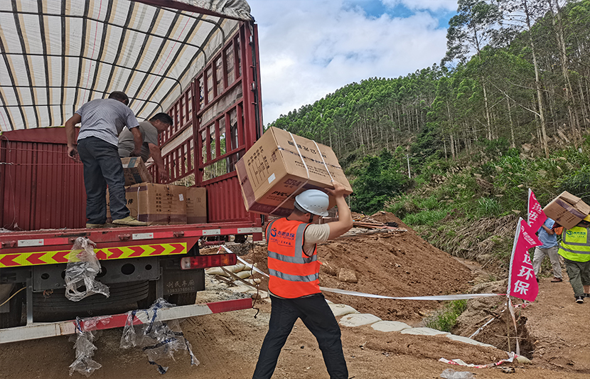 挺進環(huán)保|假期不停工爭分奪秒搶工期 廣西賀州項目建設加緊沖刺中